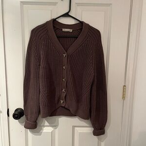 Everlane Texture Cotton Cardigan